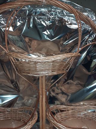 Cestas de mimbre venta en mano