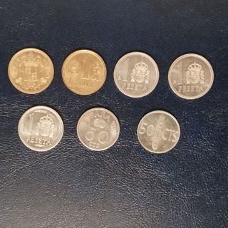 LOTE PESETAS DEL REY, TODOS LOS TIPOS DE MONEDAS