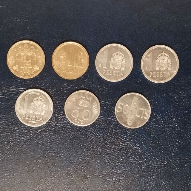LOTE PESETAS DEL REY, TODOS LOS TIPOS DE MONEDAS