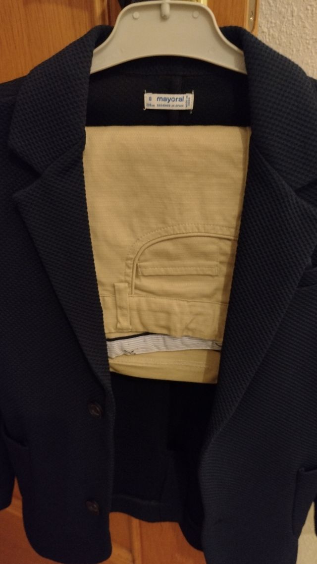 Conjunto Traje chaqueta niño