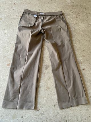 Pantalón largo recto beige - Gunex, Italia XL