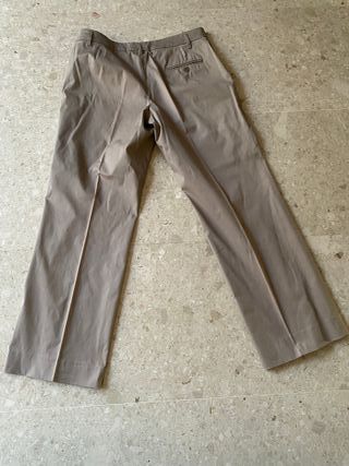 Pantalón largo recto beige - Gunex, Italia XL