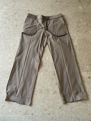 Pantalón largo recto beige - Gunex, Italia XL