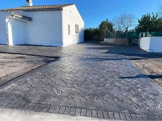 Pavimiento de hormigon inpreso y pulido 