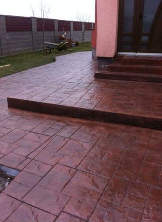 Pavimiento de hormigon inpreso y pulido 