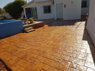 Pavimiento de hormigon inpreso y pulido 