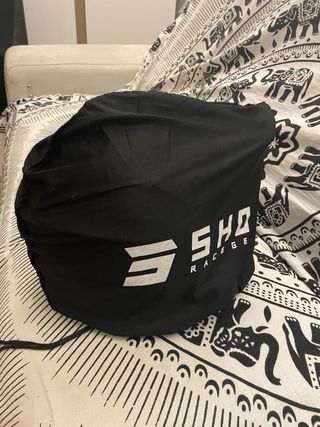 Casco de motocross con gafas