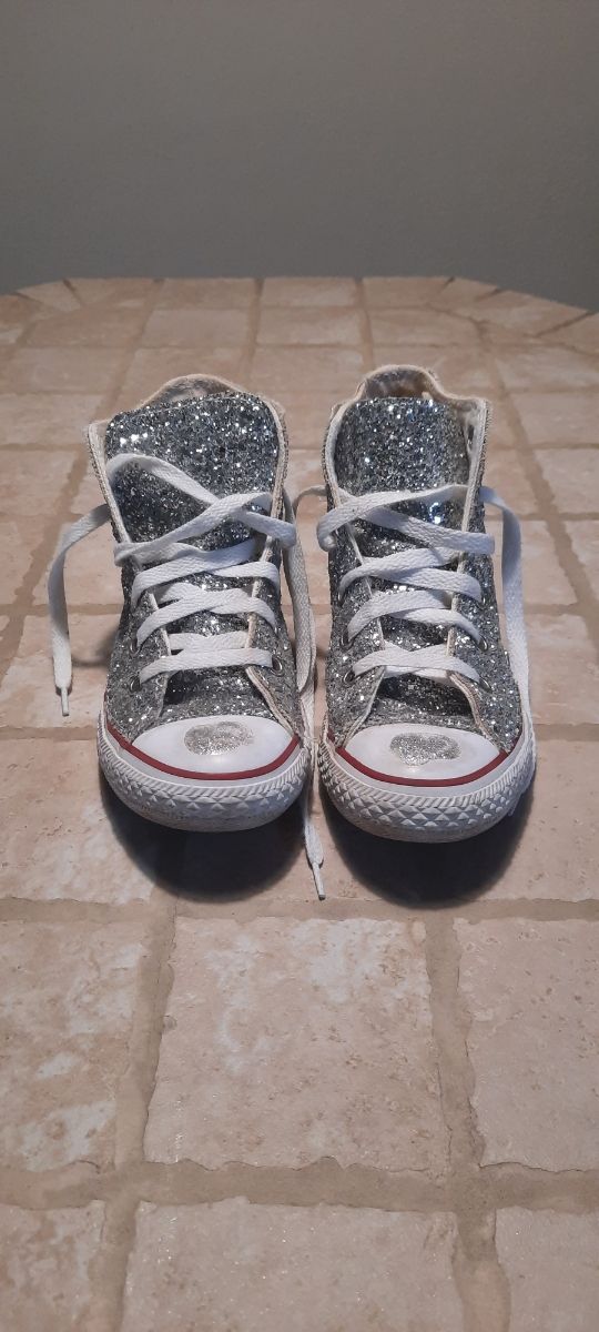 All Star Converse glitterate taglia 33