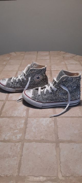 All Star Converse glitterate taglia 33