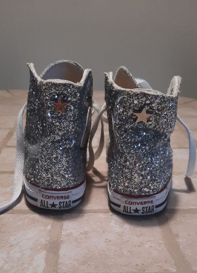 All Star Converse glitterate taglia 33