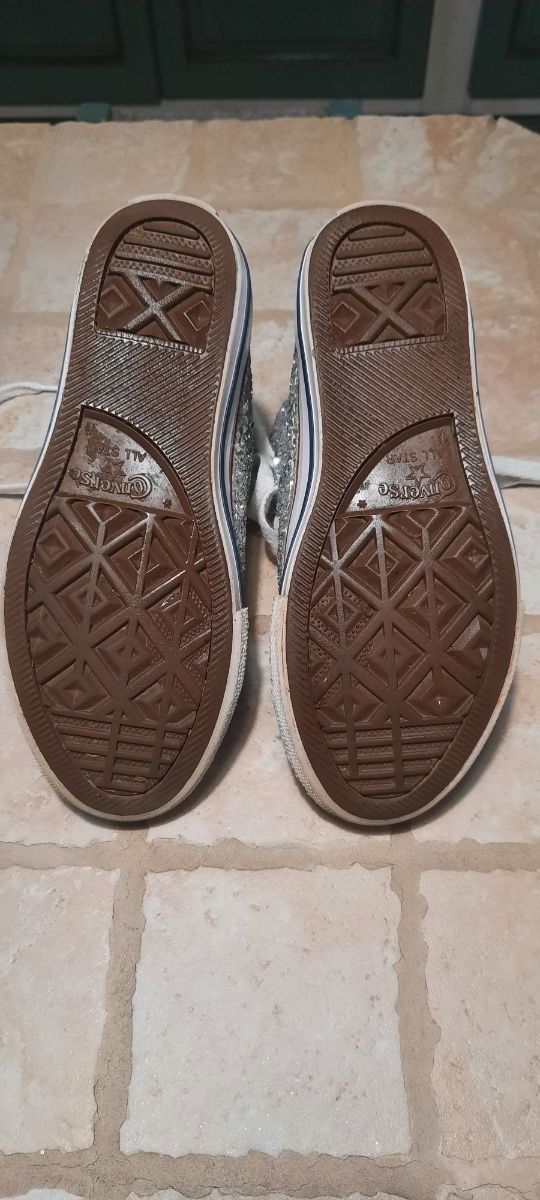 All Star Converse glitterate taglia 33
