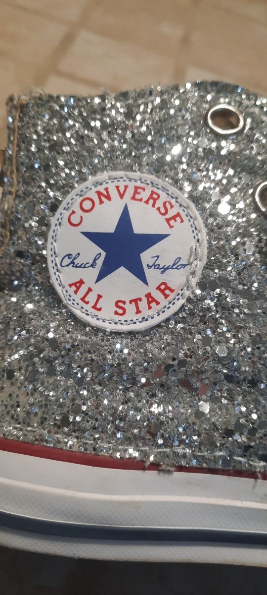 All Star Converse glitterate taglia 33