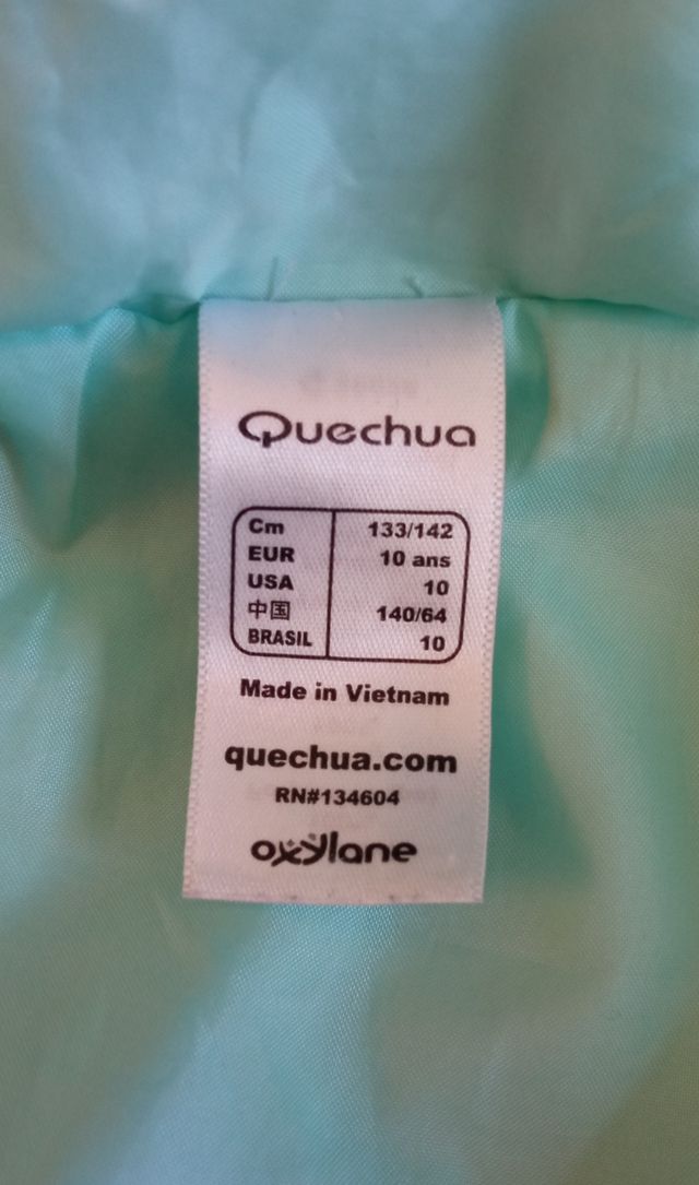 Chamarra desmontable