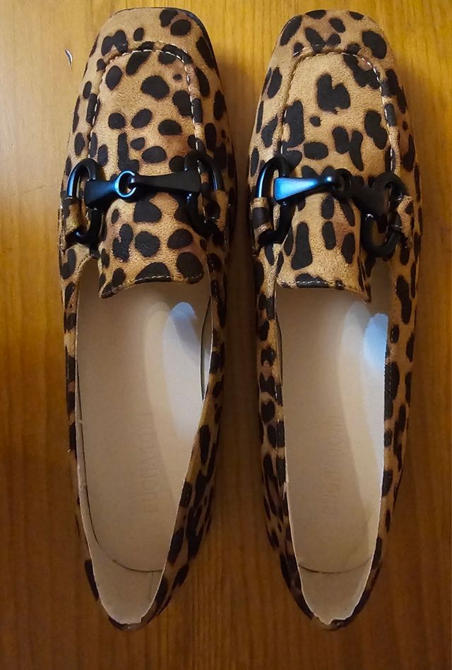 Mocasines leopardo