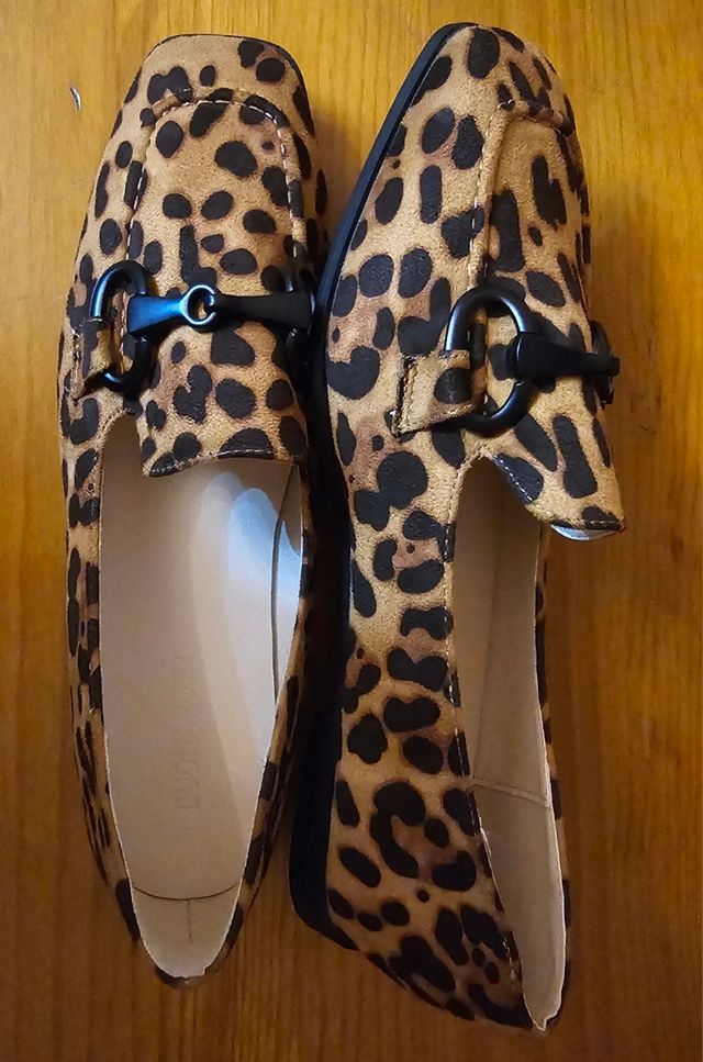 Mocasines leopardo