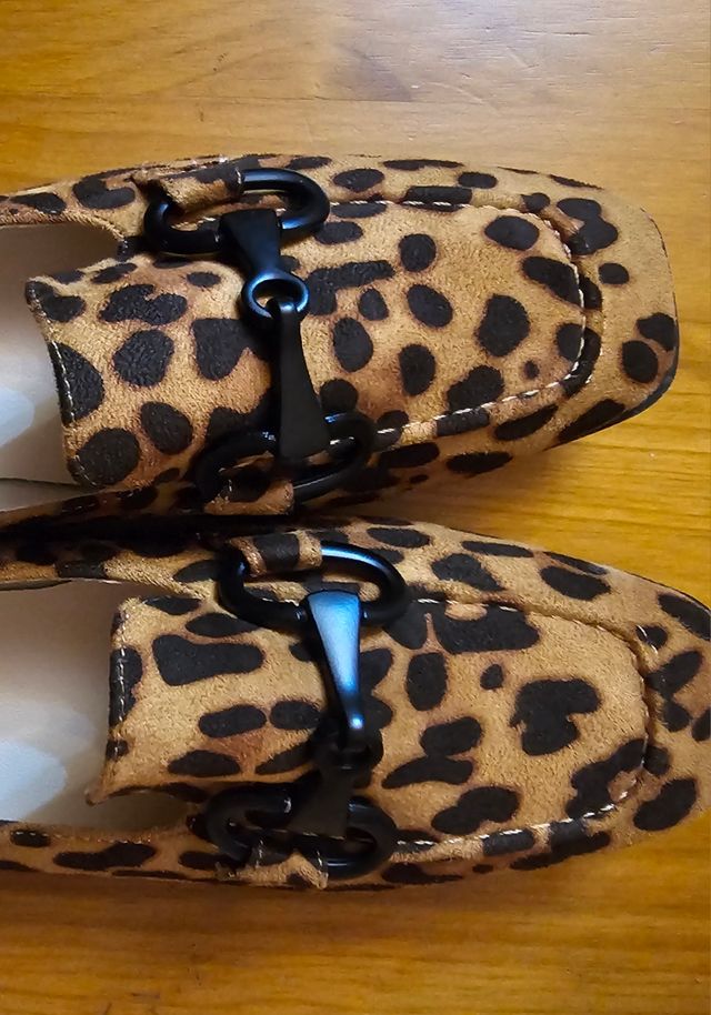Mocasines leopardo