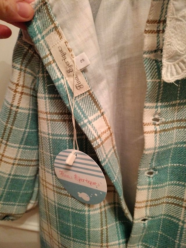 Vestido fina ejerique + leotardos condor