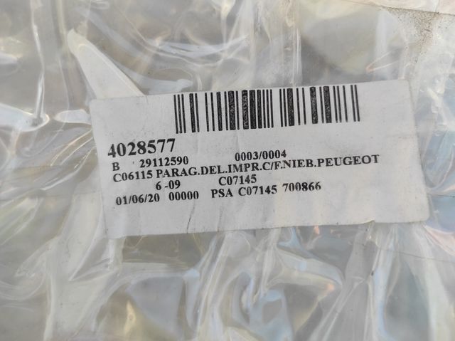 Paragolpes delanteros Peugeot 206