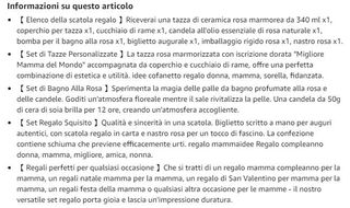 Kit regalo donna con candela, sali da bagno, tazza
