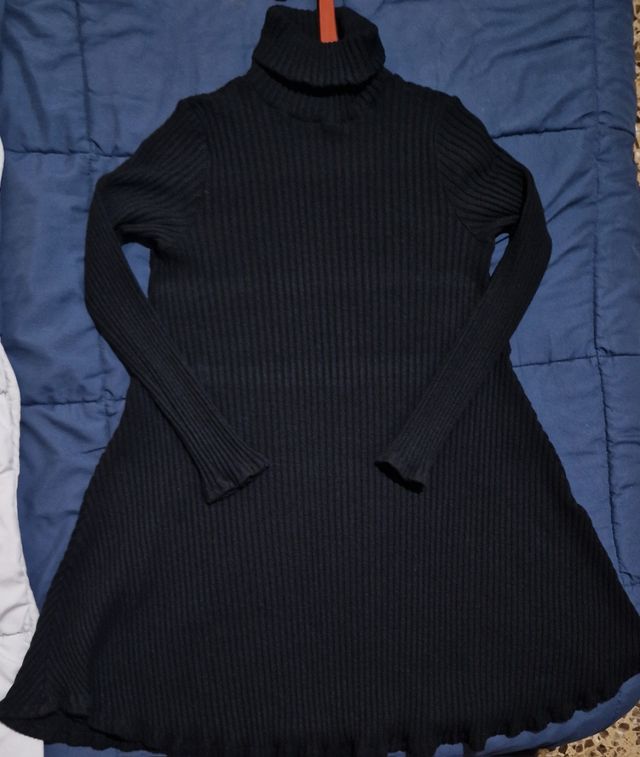 Vestido de punto negro