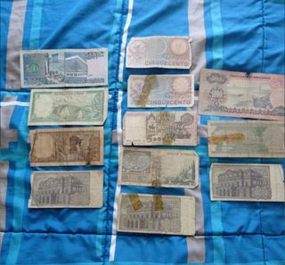 Lote monedas y billetes