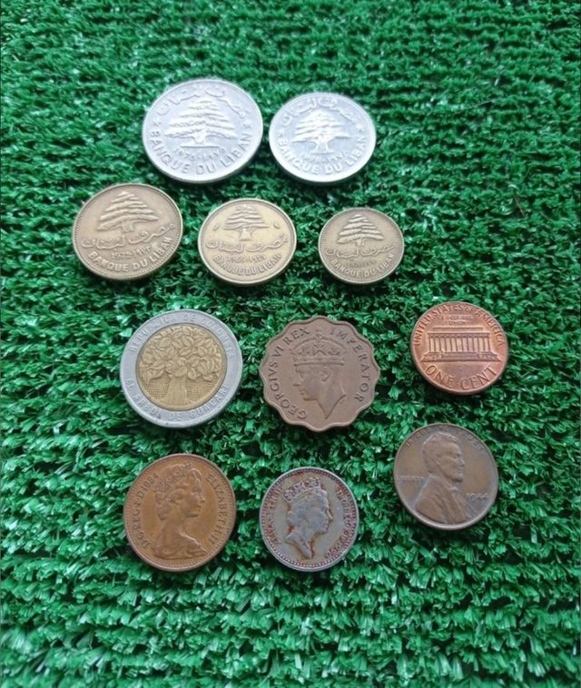 Lote monedas y billetes