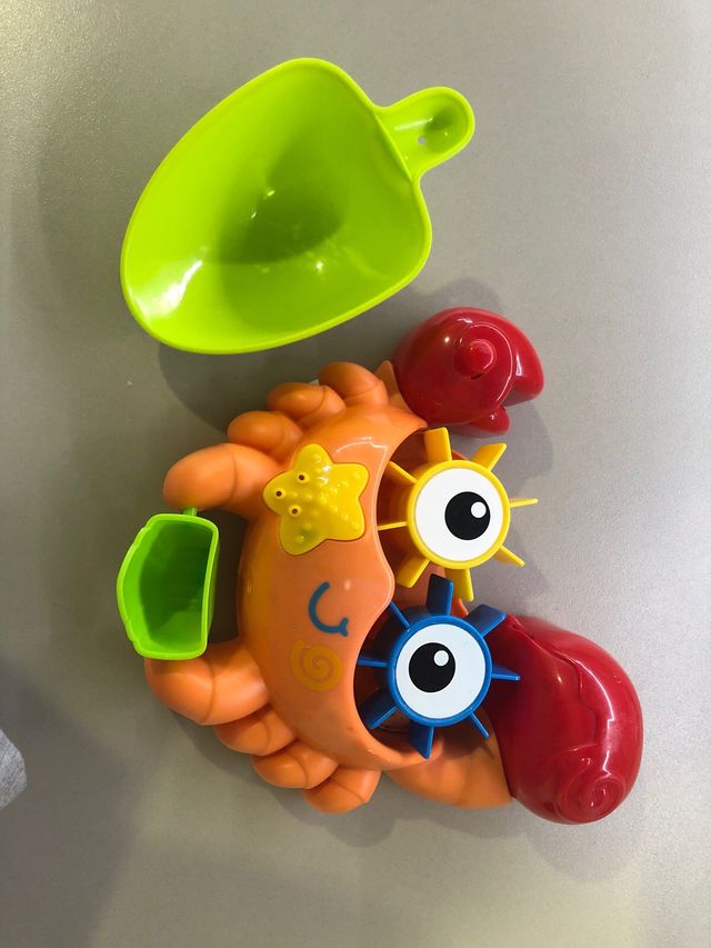 juego bañera molinete cangrejo