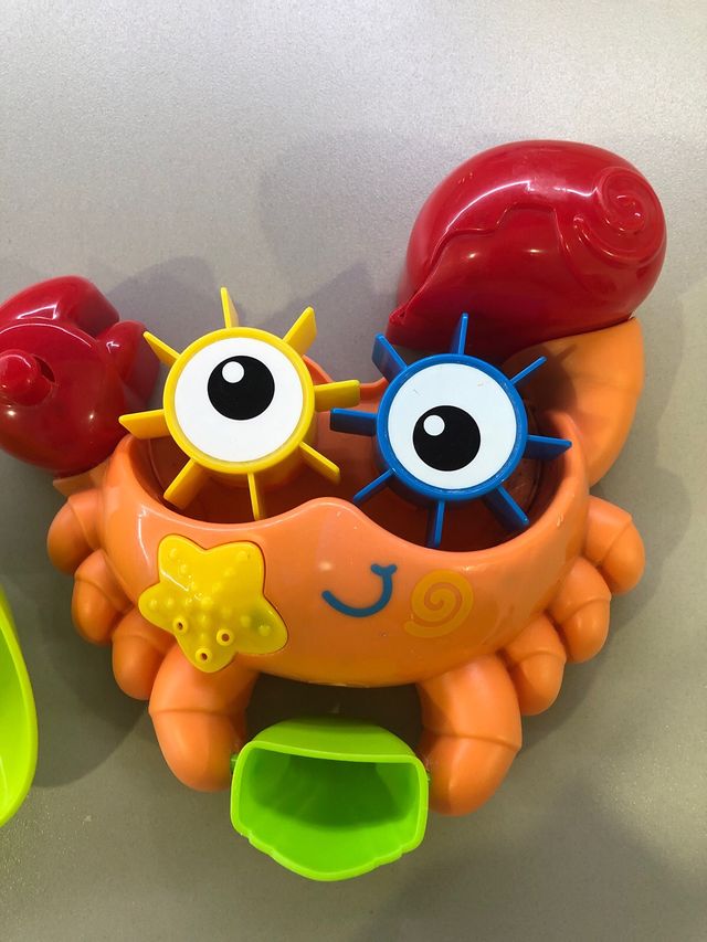 juego bañera molinete cangrejo