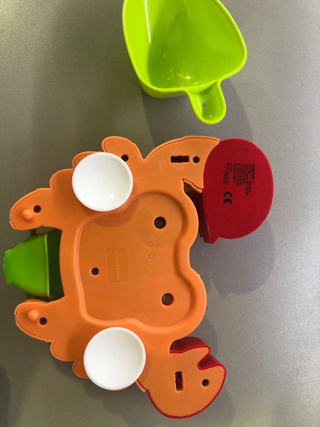 juego bañera molinete cangrejo