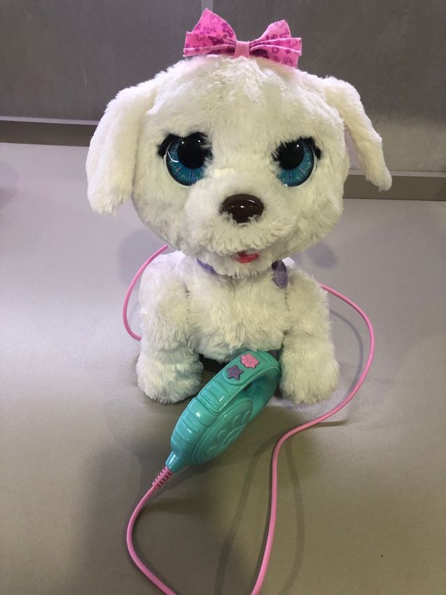 fur real perrito blanco