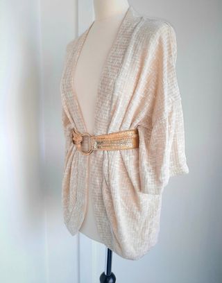Chaqueta Bicolor Tipo Japonesa 