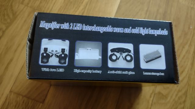 Lupa de diadema con luz led LIGHTSWIN