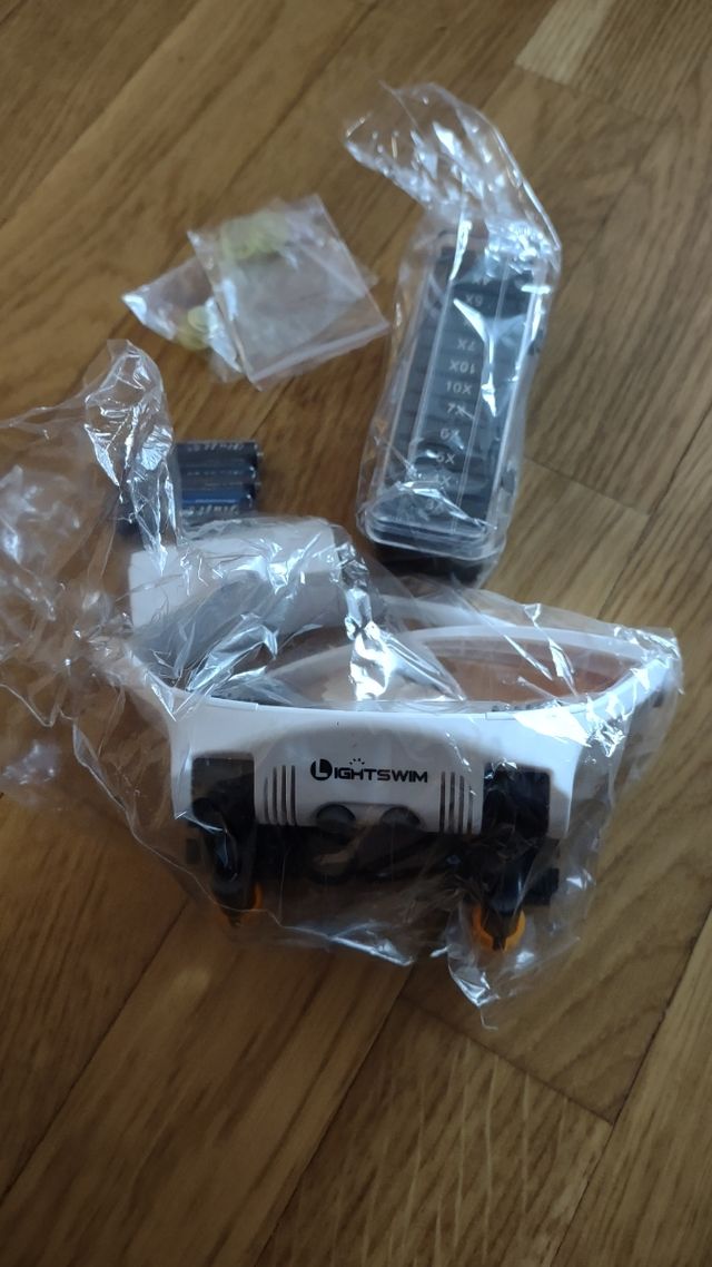 Lupa de diadema con luz led LIGHTSWIN