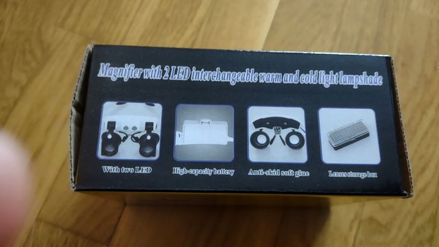 Lupa de diadema con luz led LIGHTSWIN