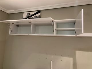 Muebles salon blancos