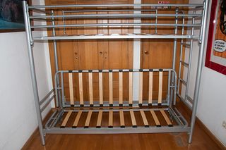 litera de hierro con somieres