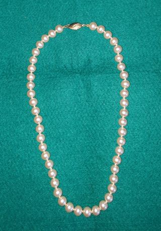 Collar perlas Majorica vintage años 80