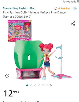 Muñeca PINY Dance, con embalaje original