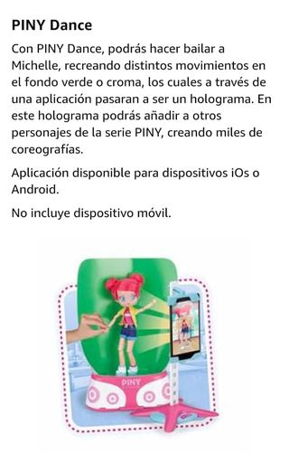 Muñeca PINY Dance, con embalaje original