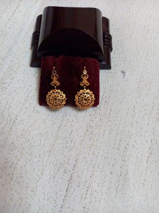 PENDIENTES ORO ANTIGUOS 