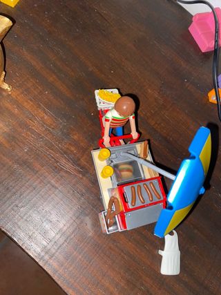 Playmobil carrito de perritos calientes