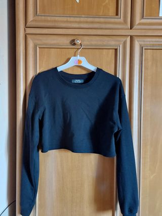 Sudadera corta del Bershka