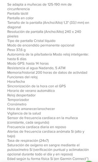 Smartwatch Ksix Compass Reloj GARMIN VENUS SQ 60€