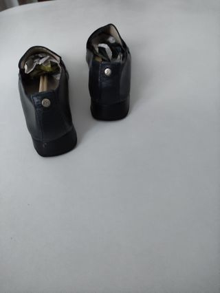 Zapatos mocasines negros mujer