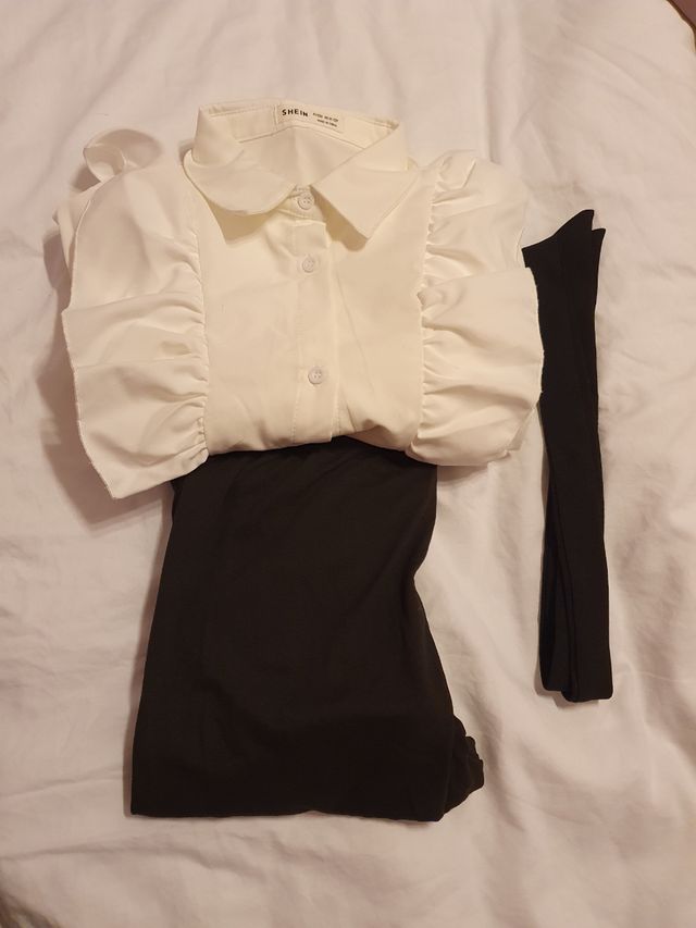 Elegante conjunto niña nochevieja 3 piezas T 9-12