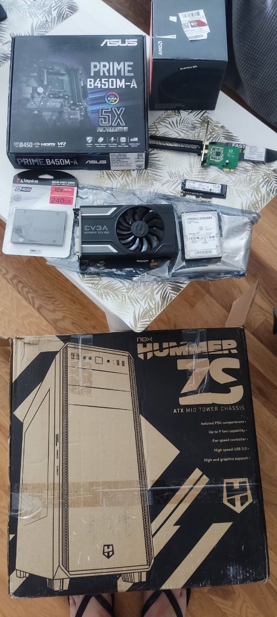 PC gaming ryzen 7 gtx 1060 SC 16gb ram nvme 500gb