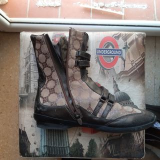 Botas media caña piel marrón – cómodas versátiles