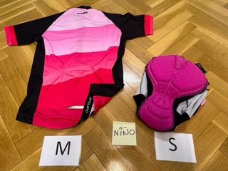 Conjunto, equipación, ciclismo, Nuevo, niños