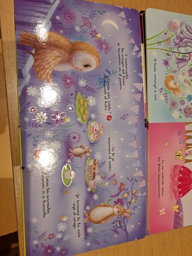 Libros de cartón y purpurina