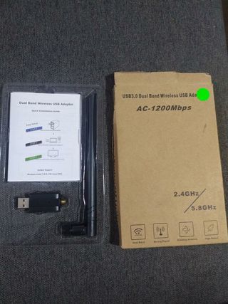 Adaptador WiFi AC 1200Mbps USB WiFi Dual Band 5Ghz